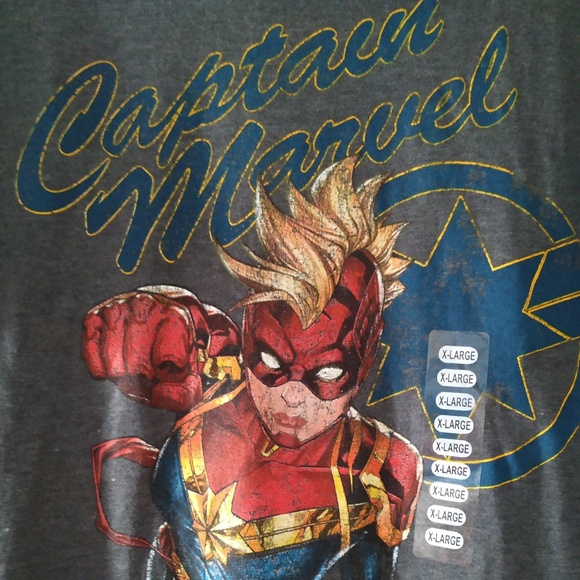 Marvel Other - Marvel Comic Captain Marvel Graphic T-shirt XL NEW